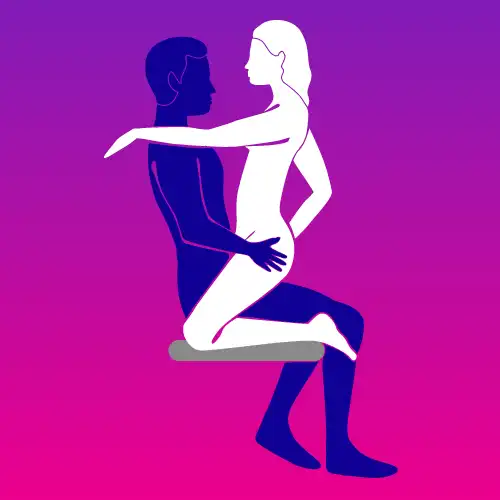 Chair Straddle sex position – intimate seated position with face-to-face control
