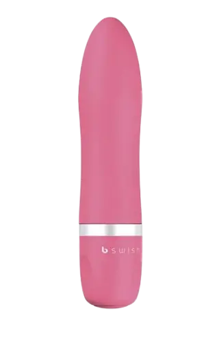 Simple pink vibrator suitable for first-time sex toy users