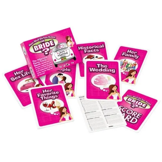 How Well Do You Know The Bride? Game How Well Do You Know The Bride? Game