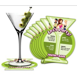 Truth or Dare Party Coasters Truth or Dare Party Coasters