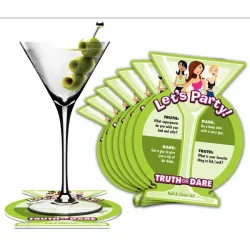 Truth or Dare Party Coasters Truth or Dare Party Coasters