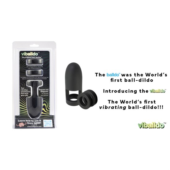 Balldo - Viballdo - Vibrating - Black Balldo - Viballdo - Vibrating - Black