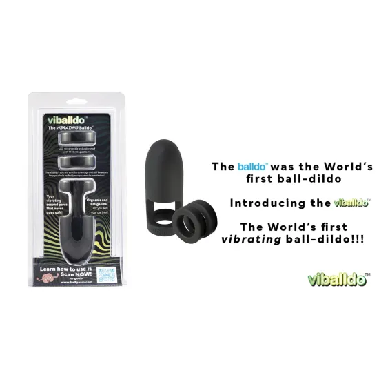Balldo - Viballdo - Vibrating - Black Balldo - Viballdo - Vibrating - Black