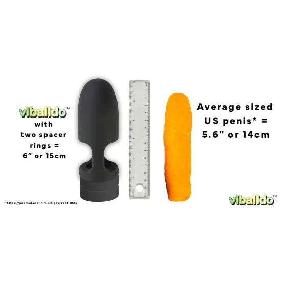 Balldo - Viballdo - Vibrating - Black Balldo - Viballdo - Vibrating - Black