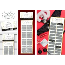 The Couple's Advent-ure Scratch Calendar