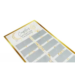 The Couple's Advent-ure Scratch Calendar