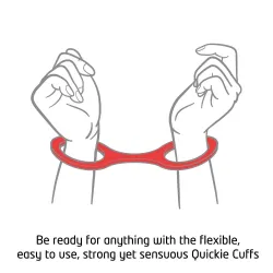 Quickie Cuffs Red (Large) Quickie Cuffs Red (Large)