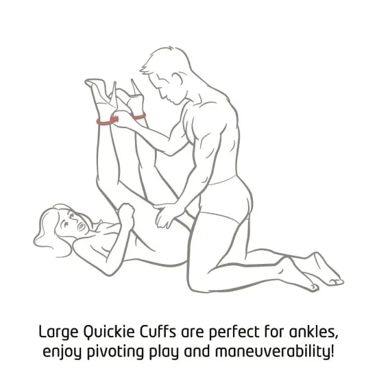 Quickie Cuffs Red (Large) Quickie Cuffs Red (Large)