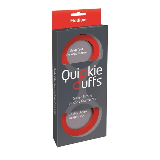 Quickie Cuffs Red (Medium) Quickie Cuffs Red (Medium)