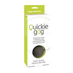 Quickie Gag Large Ball - Black Quickie Gag Large Ball - Black