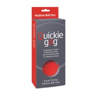 Quickie Gag Medium Ball - Red Quickie Gag Medium Ball - Red