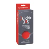 Quickie Gag Medium Ball - Red