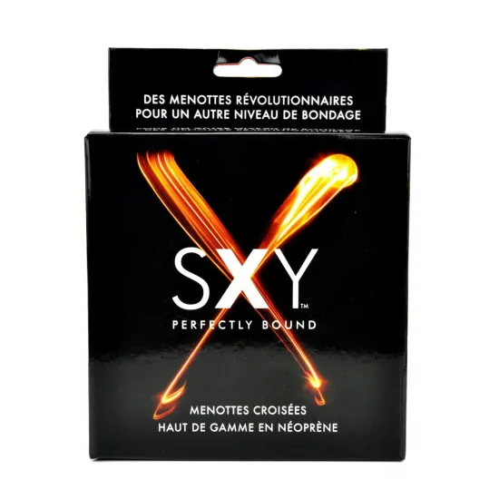 SXY Cuffs - Deluxe Neoprene Cross Cuffs - FRENCH SXY Cuffs - Deluxe Neoprene Cross Cuffs - FRENCH