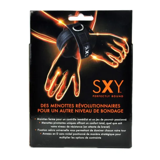 SXY Cuffs - Deluxe Neoprene Cross Cuffs - FRENCH SXY Cuffs - Deluxe Neoprene Cross Cuffs - FRENCH