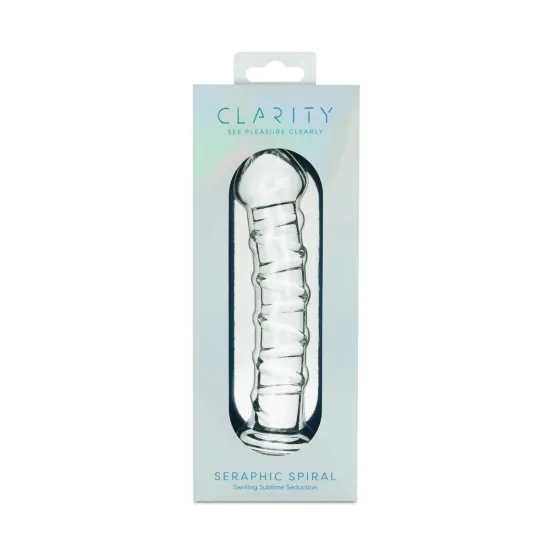 Clarity - Glass Dildo - Seraphic Spiral Clarity - Glass Dildo - Seraphic Spiral