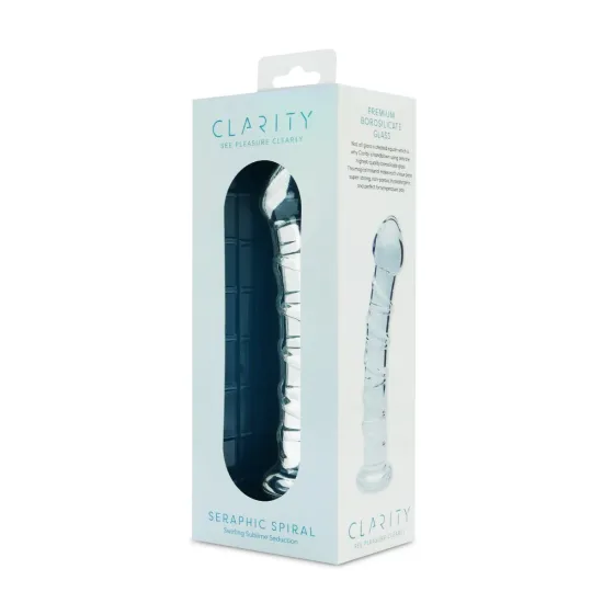 Clarity - Glass Dildo - Seraphic Spiral Clarity - Glass Dildo - Seraphic Spiral
