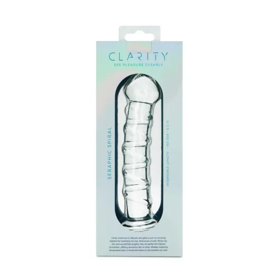 Clarity - Glass Dildo - Seraphic Spiral Clarity - Glass Dildo - Seraphic Spiral