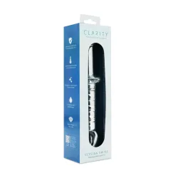 Clarity - Glass Dildo - Elysian Swirl