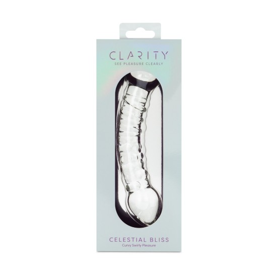 Clarity - Glass Dildo - Celestial Bliss Clarity - Glass Dildo - Celestial Bliss