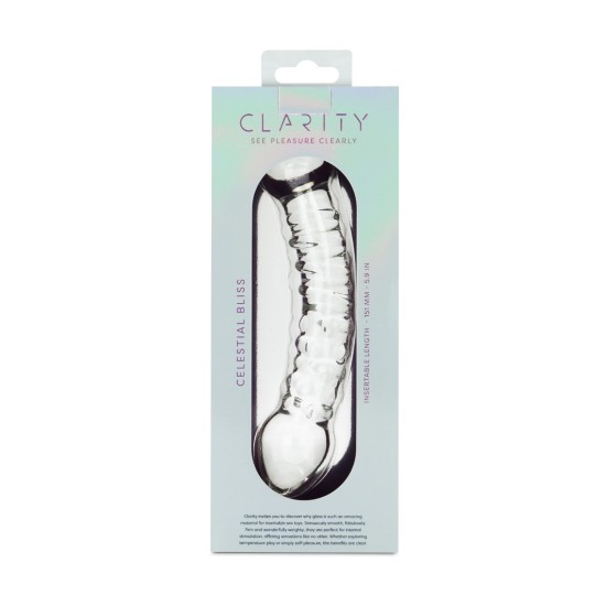 Clarity - Glass Dildo - Celestial Bliss Clarity - Glass Dildo - Celestial Bliss