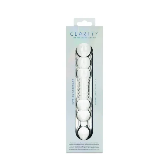Clarity - Glass Dildo - Elysian Serenade Clarity - Glass Dildo - Elysian Serenade