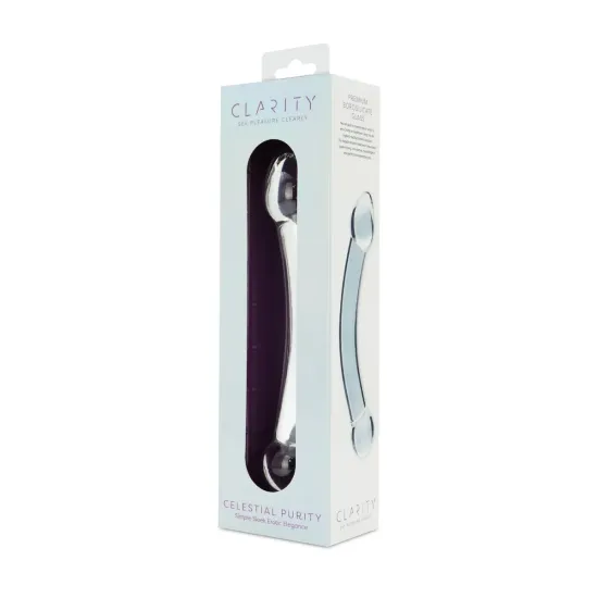 Clarity - Glass Dildo - Celestial Purity Clarity - Glass Dildo - Celestial Purity