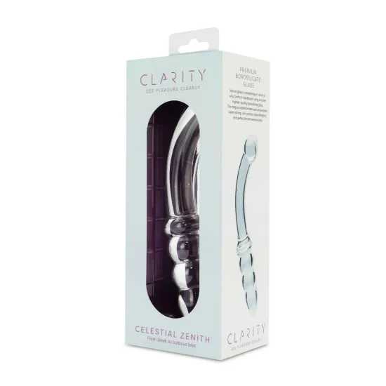 Clarity - Glass Dildo - Celestial Zenith Clarity - Glass Dildo - Celestial Zenith