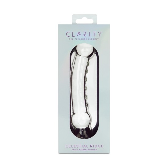 Clarity - Glass Dildo - Celestial Ridge Clarity - Glass Dildo - Celestial Ridge