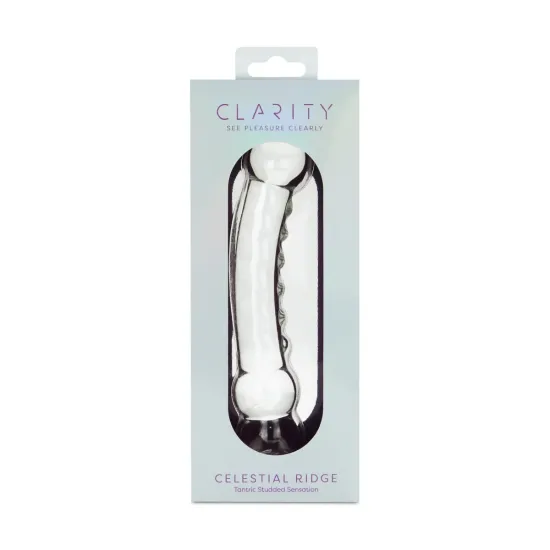 Clarity - Glass Dildo - Celestial Ridge