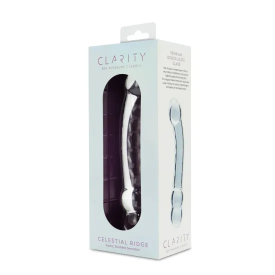 Clarity - Glass Dildo - Celestial Ridge