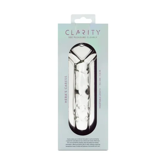 Clarity - Glass Dildo - Hera's Caress Clarity - Glass Dildo - Hera's Caress