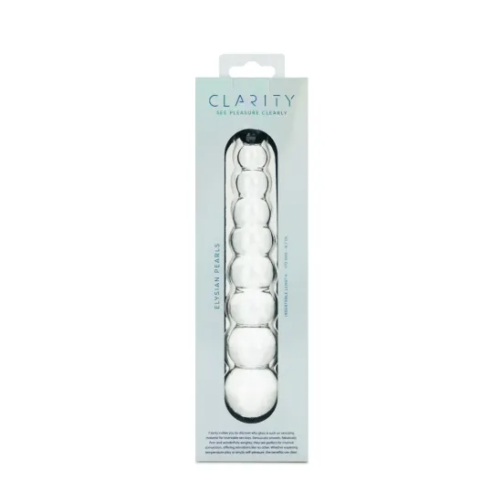 Clarity - Glass Dildo - Elysian Pearls Clarity - Glass Dildo - Elysian Pearls