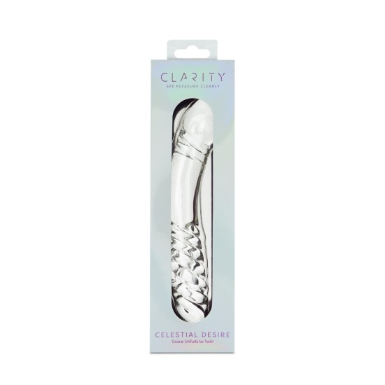 Clarity - Glass Dildo - Celestial Desire Clarity - Glass Dildo - Celestial Desire