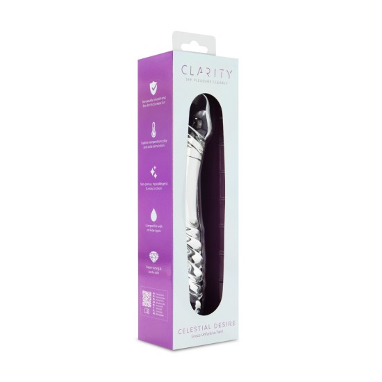 Clarity - Glass Dildo - Celestial Desire Clarity - Glass Dildo - Celestial Desire