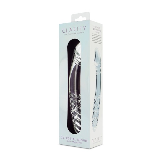 Clarity - Glass Dildo - Celestial Desire Clarity - Glass Dildo - Celestial Desire