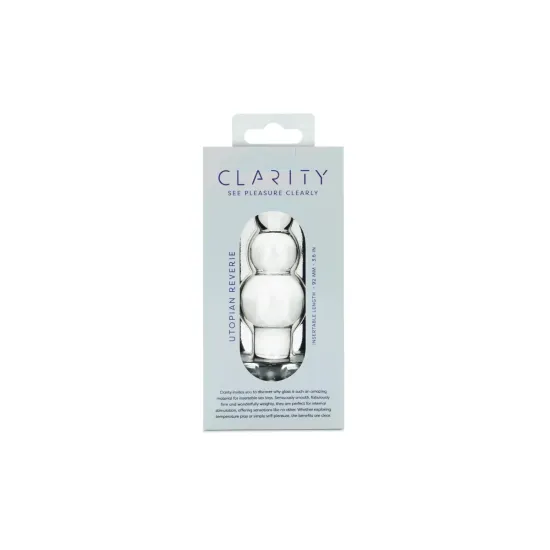 Clarity - Glass Dildo - Utopian Reverie Clarity - Glass Dildo - Utopian Reverie