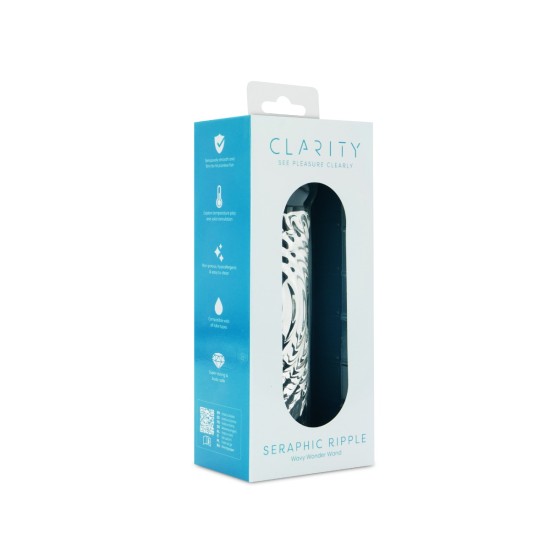 Clarity - Glass Dildo - Seraphic Ripple Clarity - Glass Dildo - Seraphic Ripple