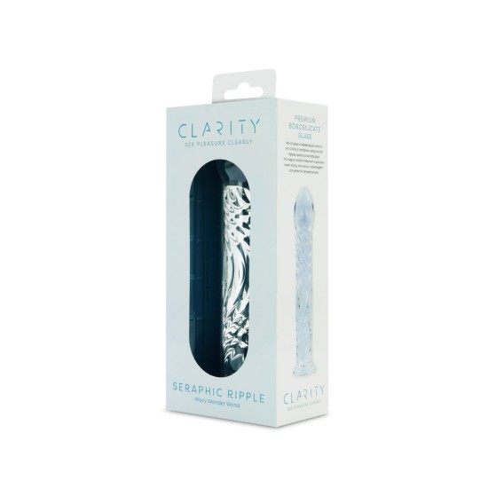 Clarity - Glass Dildo - Seraphic Ripple Clarity - Glass Dildo - Seraphic Ripple