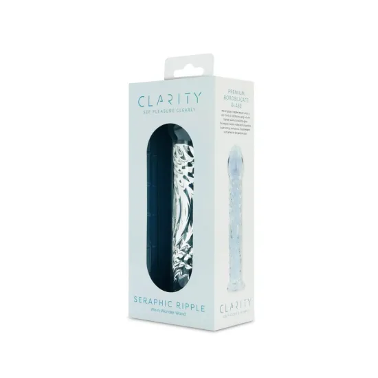 Clarity - Glass Dildo - Seraphic Ripple
