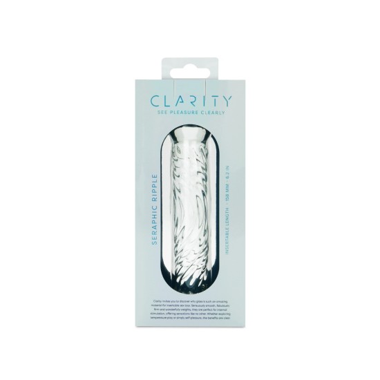 Clarity - Glass Dildo - Seraphic Ripple Clarity - Glass Dildo - Seraphic Ripple