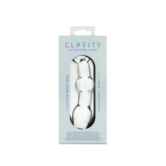 Clarity - Glass Dildo - Utopian Mystique Clarity - Glass Dildo - Utopian Mystique
