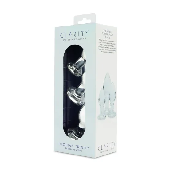Clarity - Glass Dildo - Utopian Trinity