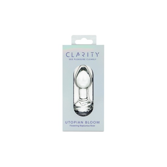 Clarity - Glass Dildo - Utopian Bloom Clarity - Glass Dildo - Utopian Bloom