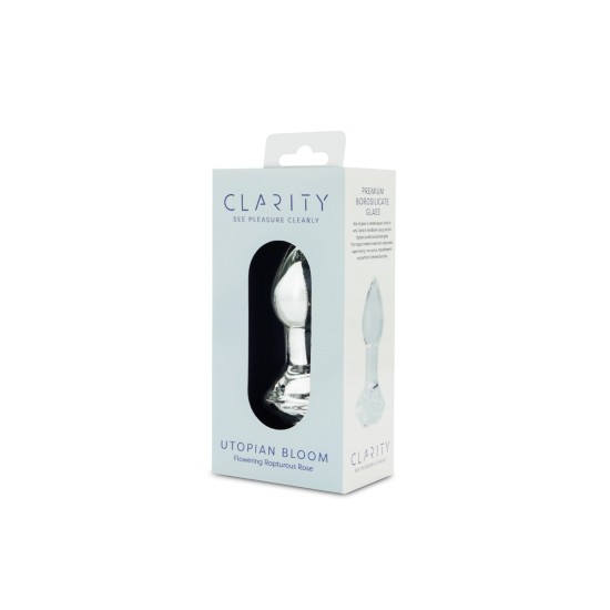 Clarity - Glass Dildo - Utopian Bloom Clarity - Glass Dildo - Utopian Bloom