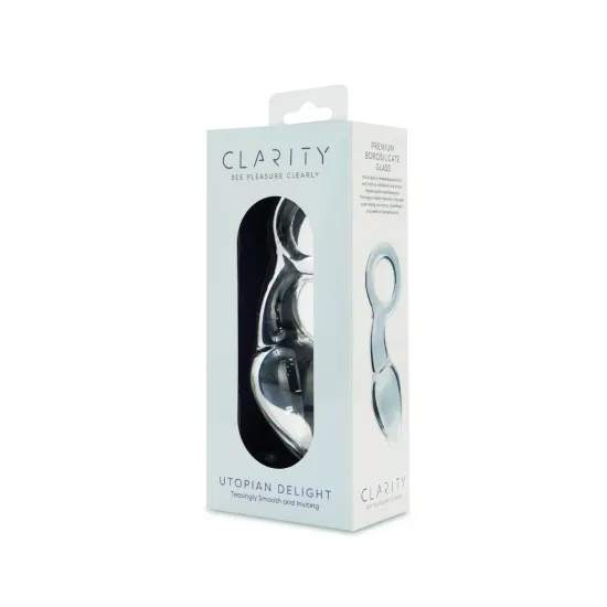 Clarity - Glass Dildo - Utopian Delight Clarity - Glass Dildo - Utopian Delight