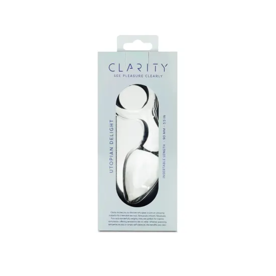 Clarity - Glass Dildo - Utopian Delight Clarity - Glass Dildo - Utopian Delight