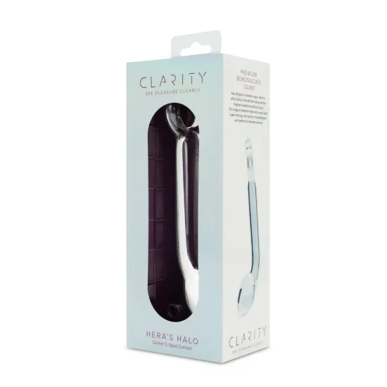 Clarity - Glass Dildo - Hera's Halo Clarity - Glass Dildo - Hera's Halo