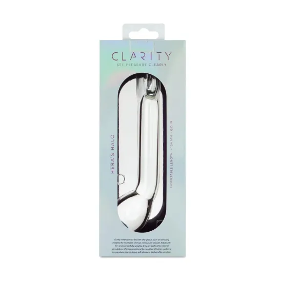 Clarity - Glass Dildo - Hera's Halo Clarity - Glass Dildo - Hera's Halo