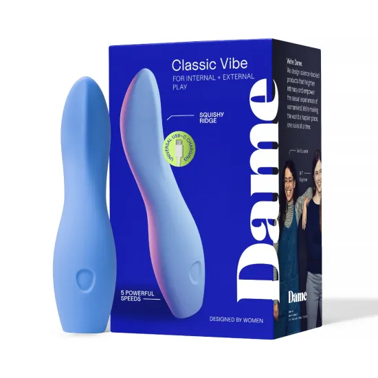 DAME - Dip Classic Vibrator - Periwinkle DAME - Dip Classic Vibrator - Periwinkle