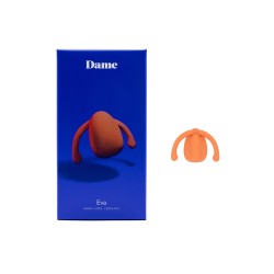 DAME - Eva  Couples Vibrator - Papaya